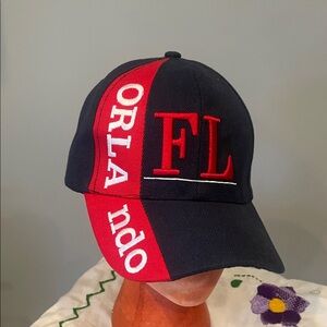 Orlando mens Cap - Blue and Red never worn